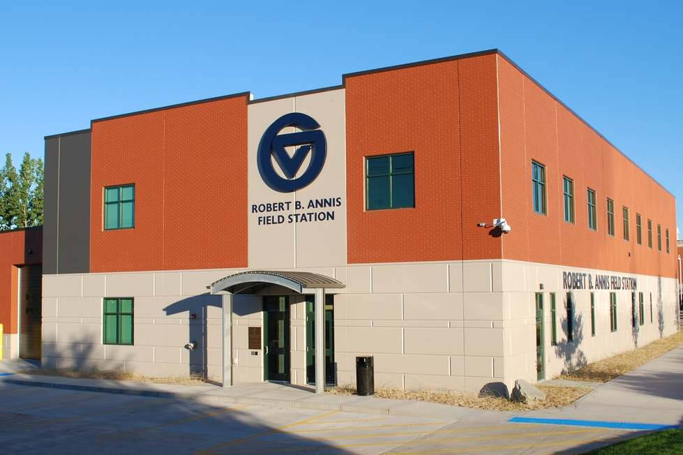 A view of the AWRI field station's south entrance.